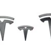 Logo Embleme In Schwarz Für Das Tesla Model 3 -Shop4tesla Store logo embleme in schwarz fur das tesla model 3 656678