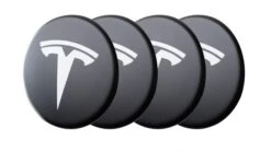 Logos (4x) Für Radkappen Des Tesla Model 3/Y