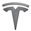 Logo Emblem In Schwarz Für Das Tesla Model 3 Highland -Shop4tesla Store tesla logo schwarz model 3 highland 1jpg